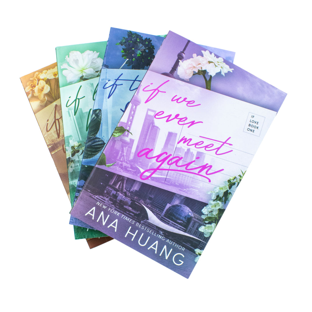 If Love Series by Ana Huang 4 Books Collection Set (If We Ever Meet Again, If the Sun Never Sets, If Love Had A Price, If We Were Perfect)