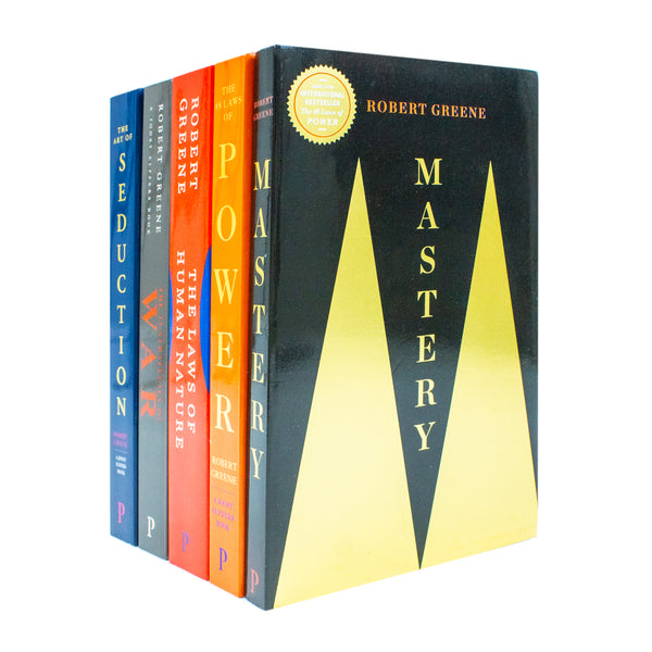 The Modern Machiavellian Series 5 Books Collection Set (The 48 Laws Of Power, The Art of Seduction, Mastery, The Laws of Human Nature & 1 More)