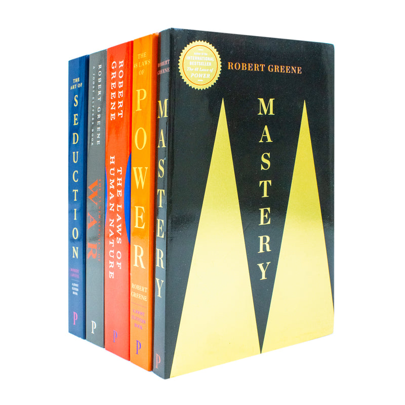 The Modern Machiavellian Series 5 Books Collection Set (The 48 Laws Of Power, The Art of Seduction, Mastery, The Laws of Human Nature & 1 More)