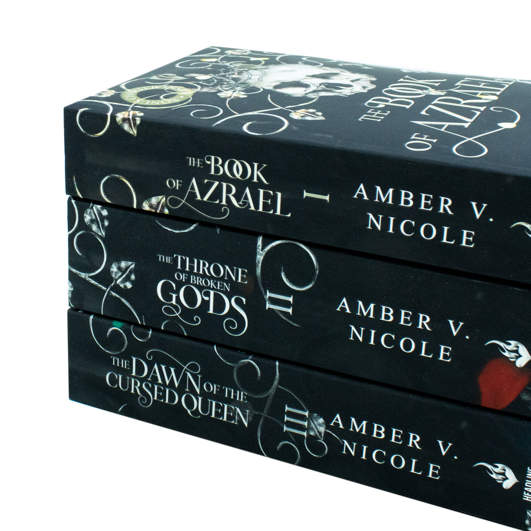 gods and monsters book amber nicole Gods & Monsters Series 3 Books Collection Set (The Book of Azrael, The Throne of Broken Gods, The Dawn of The Cursed Queen)