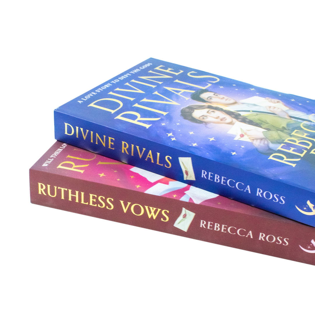 Letters of Enchantment Series By Rebecca Ross 2 Books Collection Set (Divine Rivals and Ruthless Vows)