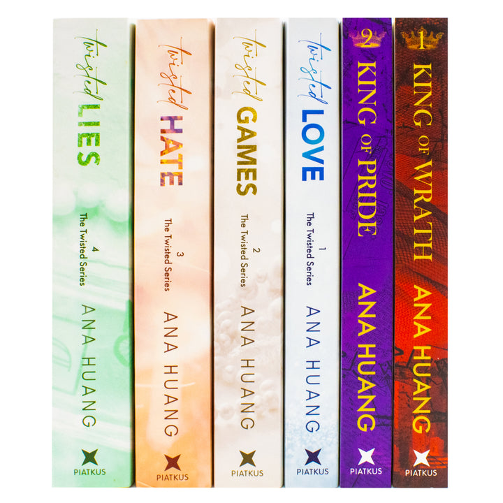 Ana Huang Twisted and Kings of Sin Series 6 Books Collection Set (Twisted Love, Twisted Games, Twisted Hate, Twisted Lies, King of Wrath & King of Pride)
