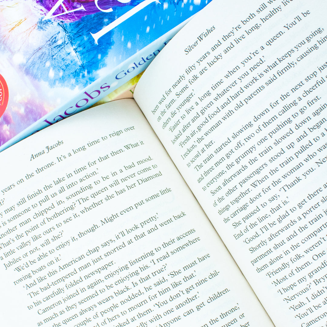 Anna Jacobs Jubilee Lake Series 3 Books Collection Set (Silver Wishes , Golden Dreams , Diamond Promises)