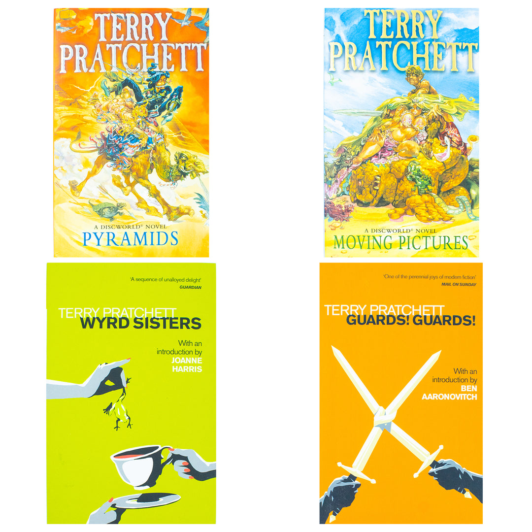 Discworld Novel by Terry Pratchett 4 Books Set Collection (vol 6-9) Series 2