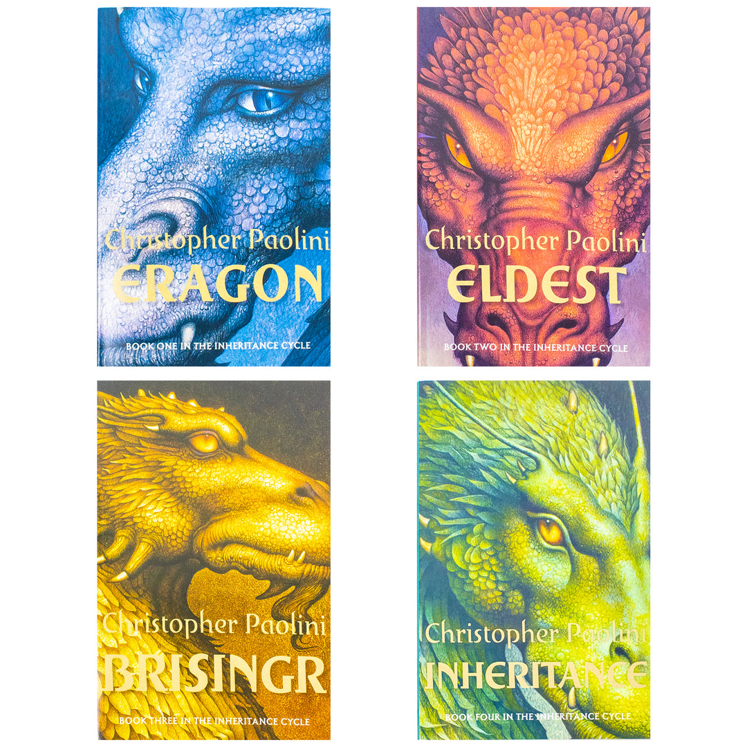 The Inheritance Cycle Series 4 Book Collection by Christopher Paolini| Epic Fantasy Adventure, Dragons, Magic & Bestselling Young Adult Saga