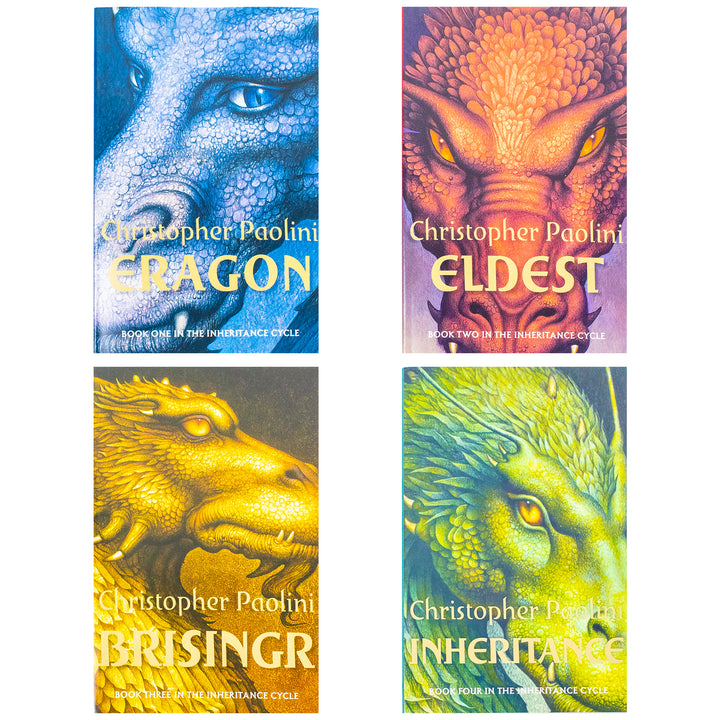 The Inheritance Cycle Series 4 Book Collection by Christopher Paolini| Epic Fantasy Adventure, Dragons, Magic & Bestselling Young Adult Saga