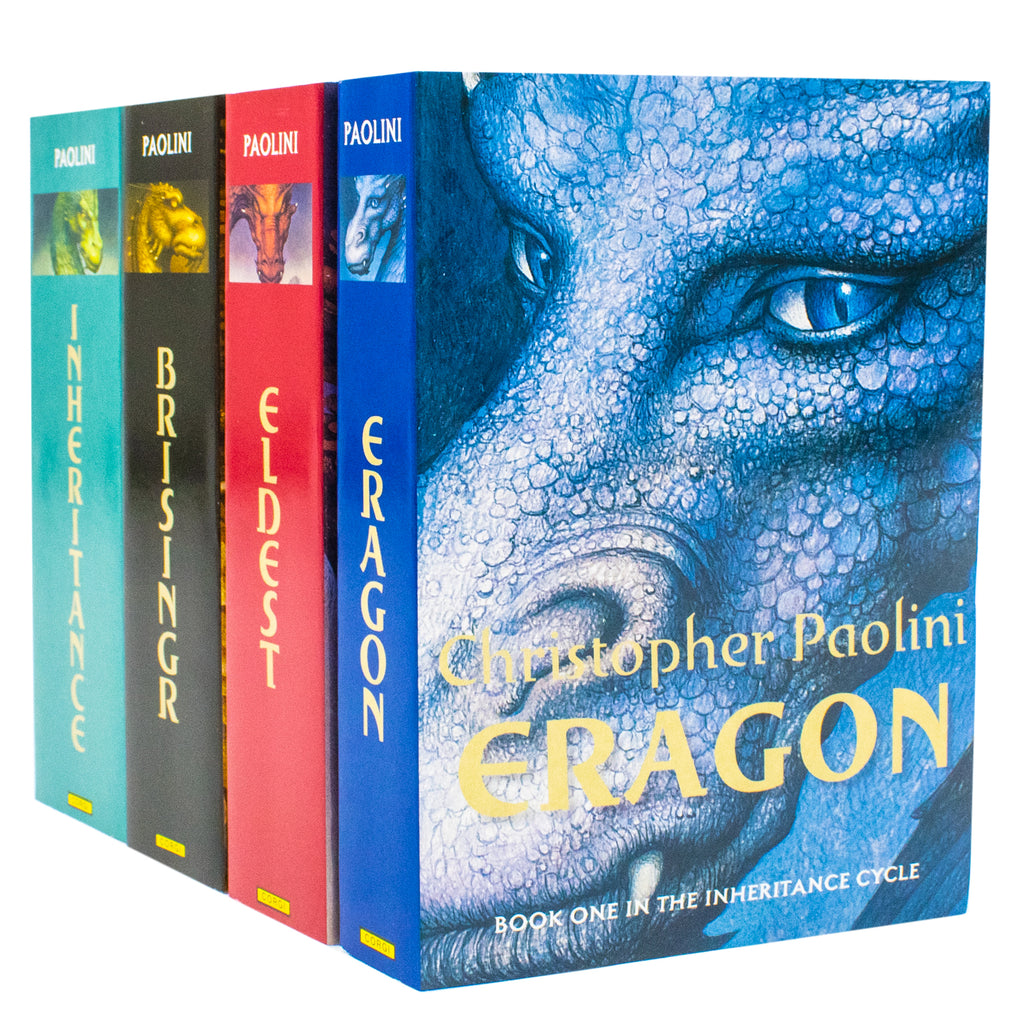4 Book Inheritance Cycle Series by Christopher Paolini in