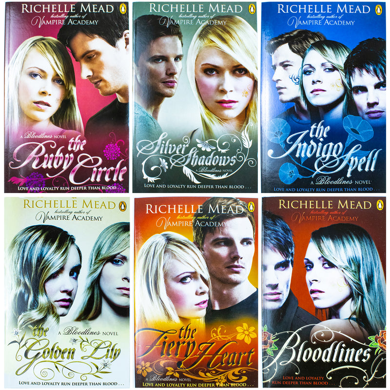 Richelle Mead Collection Bloodlines Series 6 Books Collection Set Silver Shadows