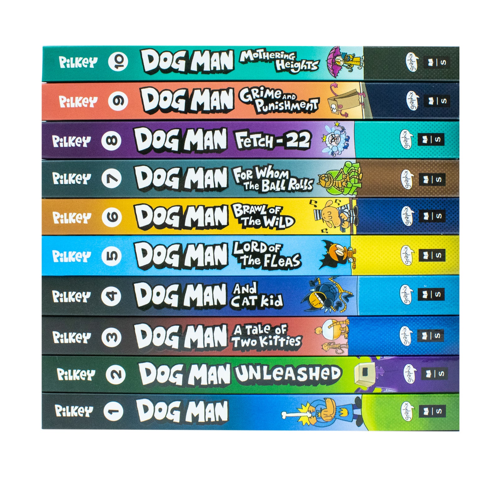 Dog Man 10巻セット Dav Pilkey Barnes & Noble Dog Man: The Supa Buddies Mega Collection (Dog Man