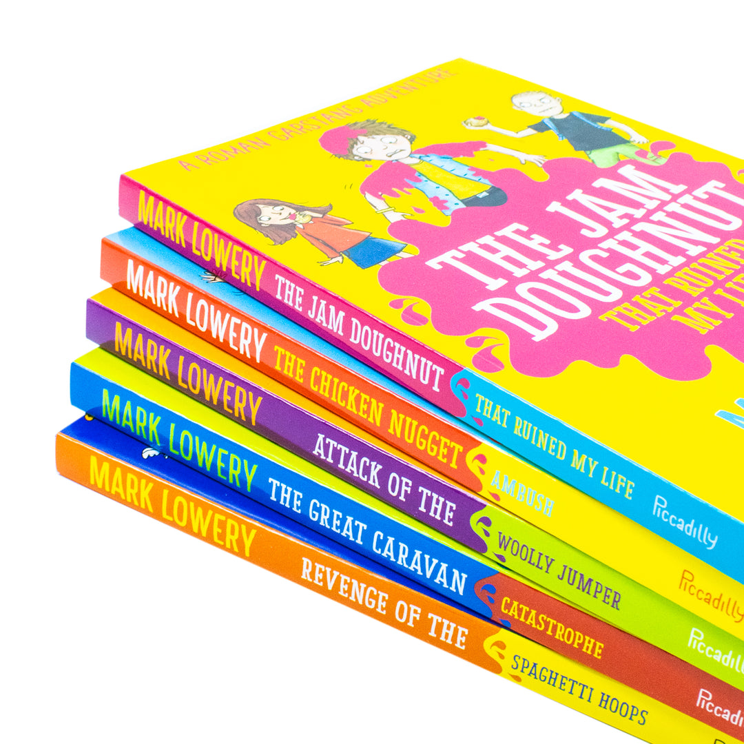 A Roman Garstang Adventure 5 Book Set by Mark Lowery – A Wildly Funny, Hugely Heartwarming Series(Ages 8–12) Paperback