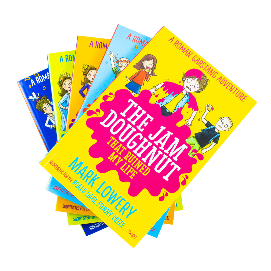 A Roman Garstang Adventure 5 Book Set by Mark Lowery – A Wildly Funny, Hugely Heartwarming Series(Ages 8–12) Paperback