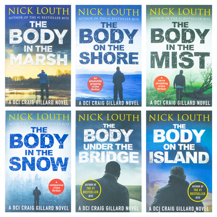 DCI Craig Gillard Crime Thrillers Series 6 Books Collection Set by Nick Louth
