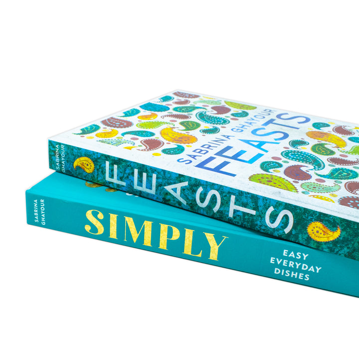 Feasts & Simply Easy everyday dishes By Sabrina Ghayour 2 Books Collection Set