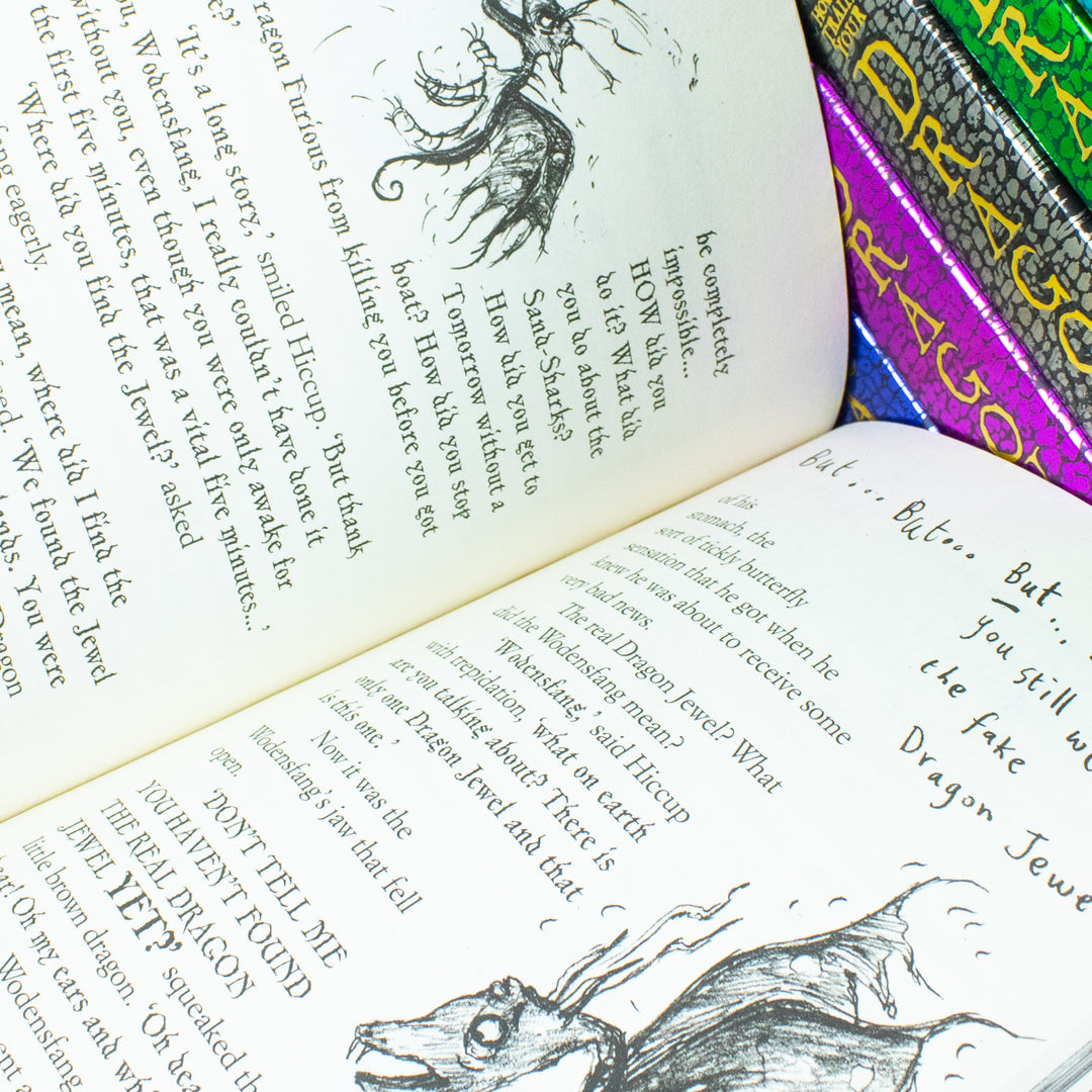 How to Train Your Dragon Books 7–12 by Cressida Cowell | Children's Fantasy Adventure Series with Dragons, Humor & Illustrated Stories for Ages 9–14