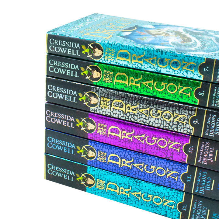 How to Train Your Dragon Books 7–12 by Cressida Cowell | Children's Fantasy Adventure Series with Dragons, Humor & Illustrated Stories for Ages 9–14