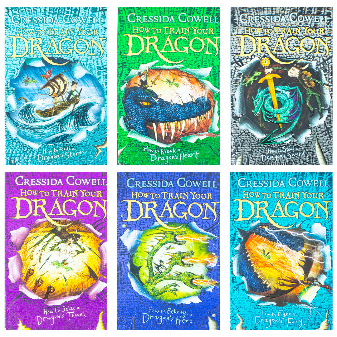 How to Train Your Dragon Books 7–12 by Cressida Cowell | Children's Fantasy Adventure Series with Dragons, Humor & Illustrated Stories for Ages 9–14