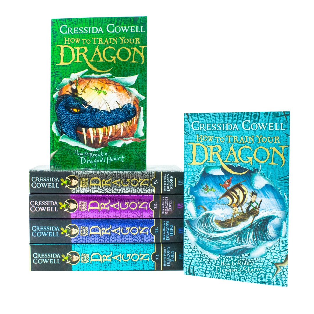 How to Train Your Dragon Books 7–12 by Cressida Cowell | Children's Fantasy Adventure Series with Dragons, Humor & Illustrated Stories for Ages 9–14