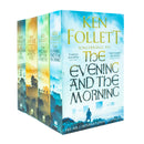 The Kingsbridge Novels 4-Book Collection Set by Ken Follett | Epic Historical Fiction, Bestselling Series, Literary Tales, Must-Read Paperbacks