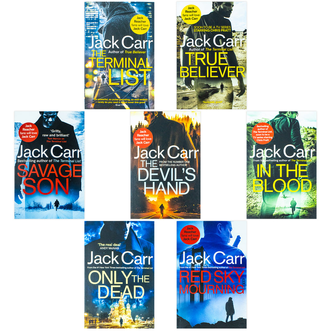 James Reece Series 7 Books Collection Set By Jack Carr (The Terminal L ...