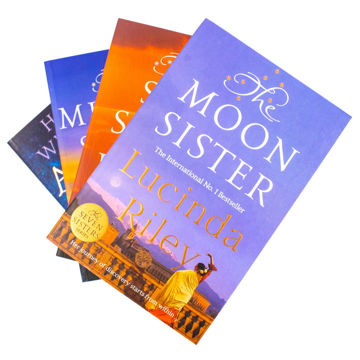The Seven Sisters Series (Book 5-8) By Lucinda Riley and Harry Whittaker 4 Books Collection Set (The Moon Sister, The Sun Sister, The Missing Sister and Atlas: The Story of Pa Salt)