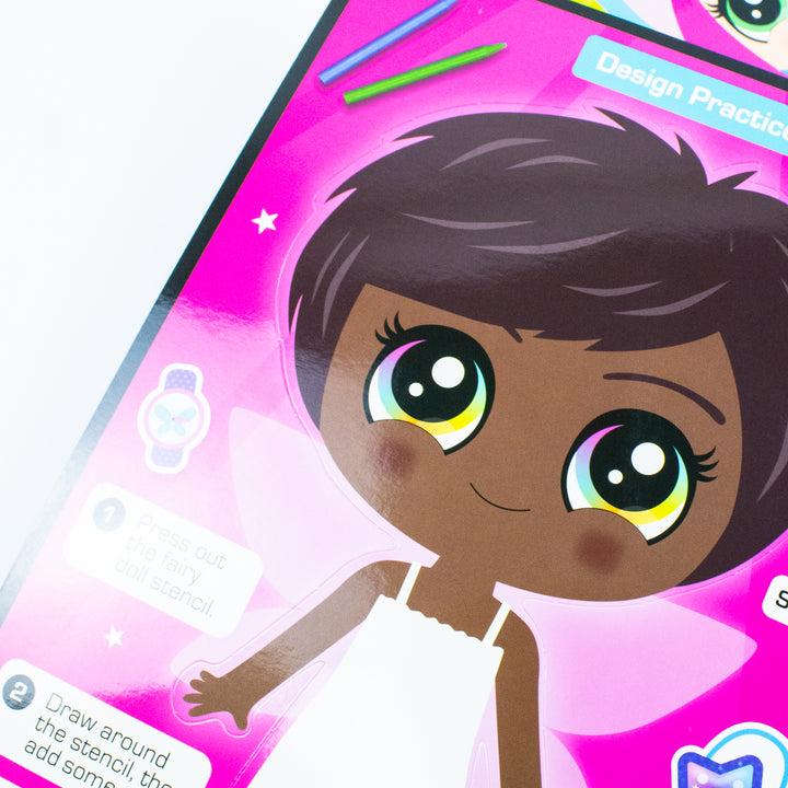 Dress Up Fashion Dolls Collection by Sophie Collingwood Illustrated 4 Sticker Activity Books Set (Dress Up Fashion Dolls: Animal Party, Fairy Universe, Snack Planet & Style City)