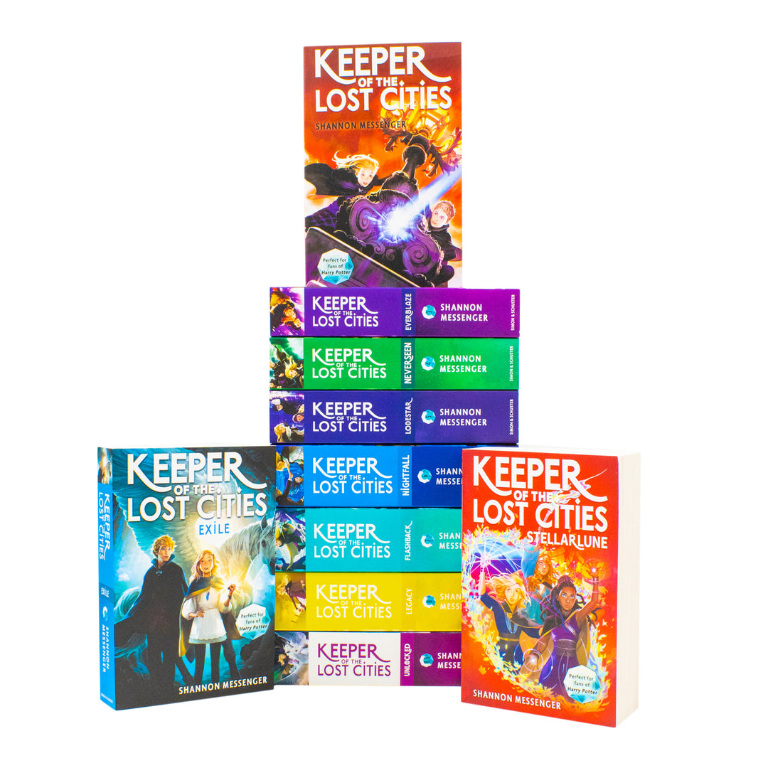 Keeper of the Lost Cities Collection 10 Book Set By Shannon Messenger