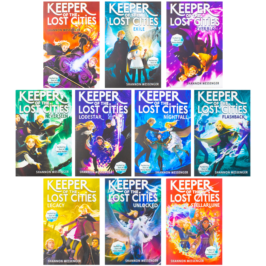 Keeper of the Lost Cities Collection 10 Book Set By Shannon Messenger
