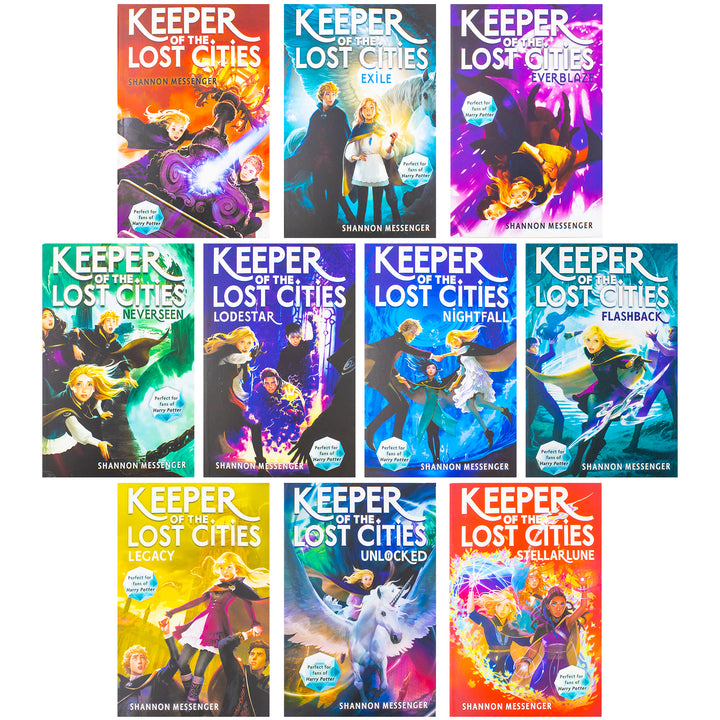 Keeper of the Lost Cities Collection 10 Book Set By Shannon Messenger