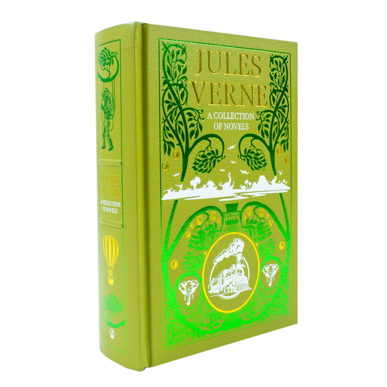 Leather Bound Collection of Jules Verne's Novels - 5 Adventures