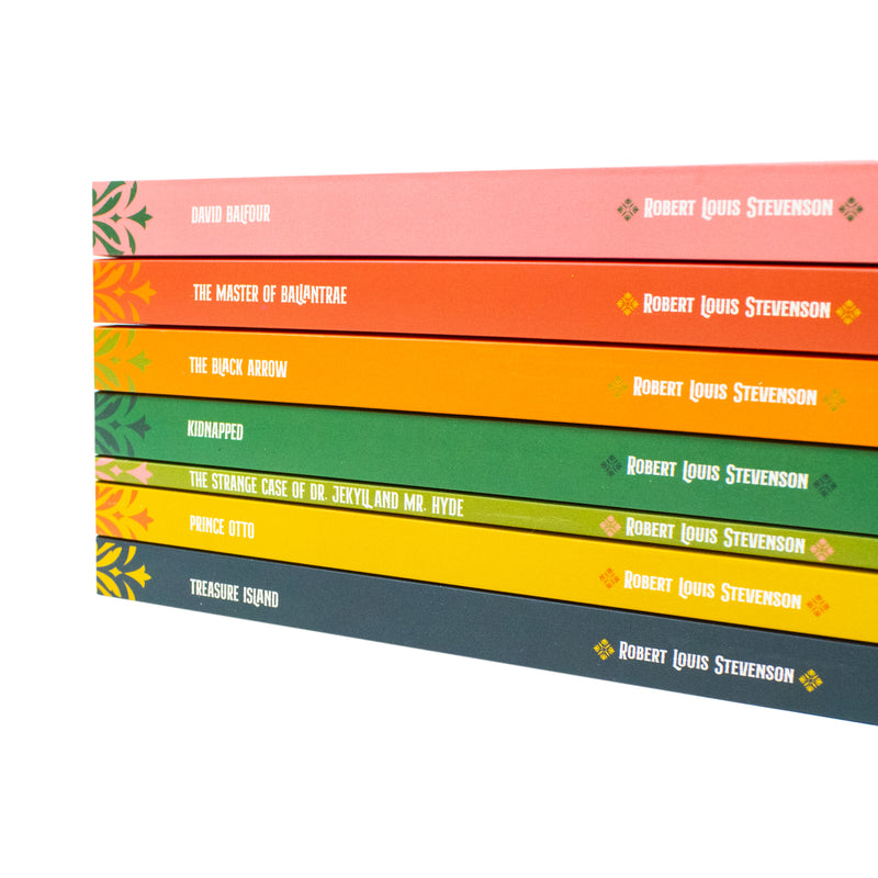 Collected Works of Robert Louis Stevenson – 7 Book Boxed Set | Classic Literature, Adventure, Fiction, Historical Novels, Paperback Collection