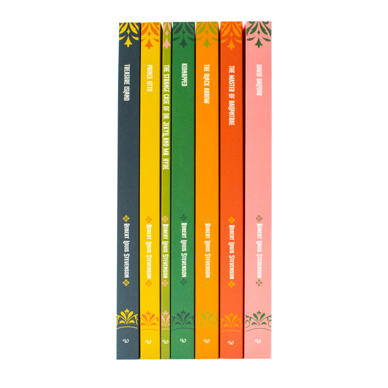 Collected Works of Robert Louis Stevenson – 7 Book Boxed Set | Classic Literature, Adventure, Fiction, Historical Novels, Paperback Collection