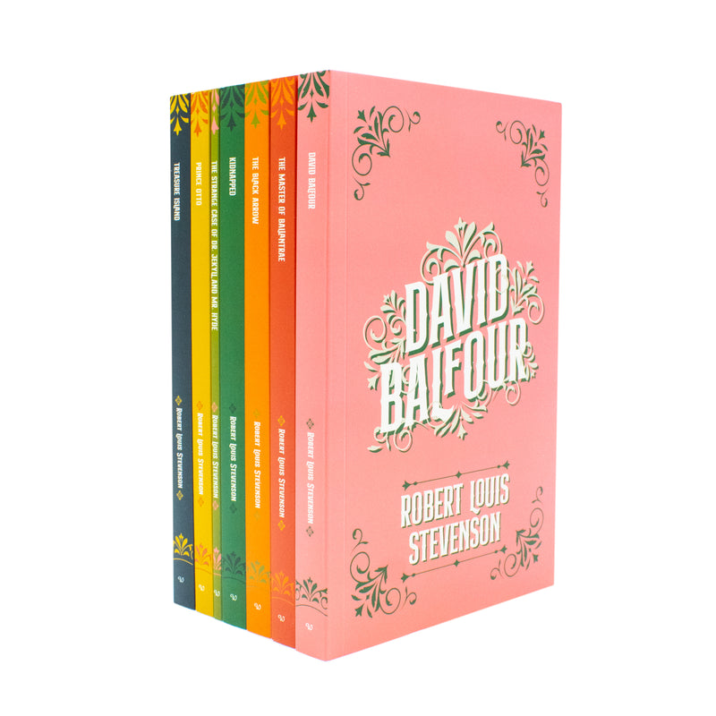 Collected Works of Robert Louis Stevenson – 7 Book Boxed Set | Classic Literature, Adventure, Fiction, Historical Novels, Paperback Collection