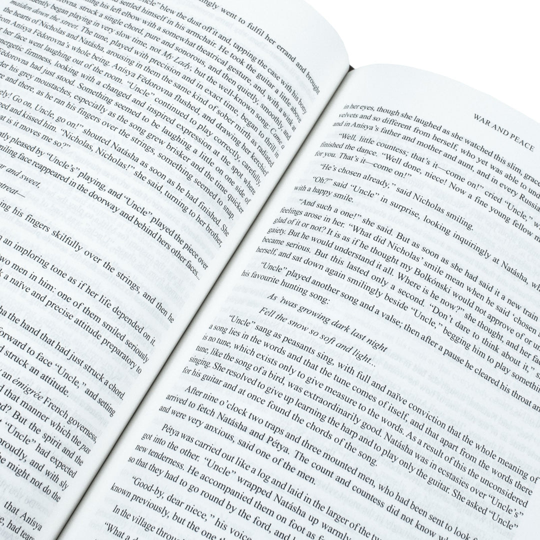 War and Peace by Leo Tolstoy - A classic leather bound edition of the monumental novel exploring war, love, and society’s impact in 19th century Russia