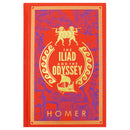 The Iliad and The Odyssey- Homer’s Epic Masterpieces (Leatherbound)
