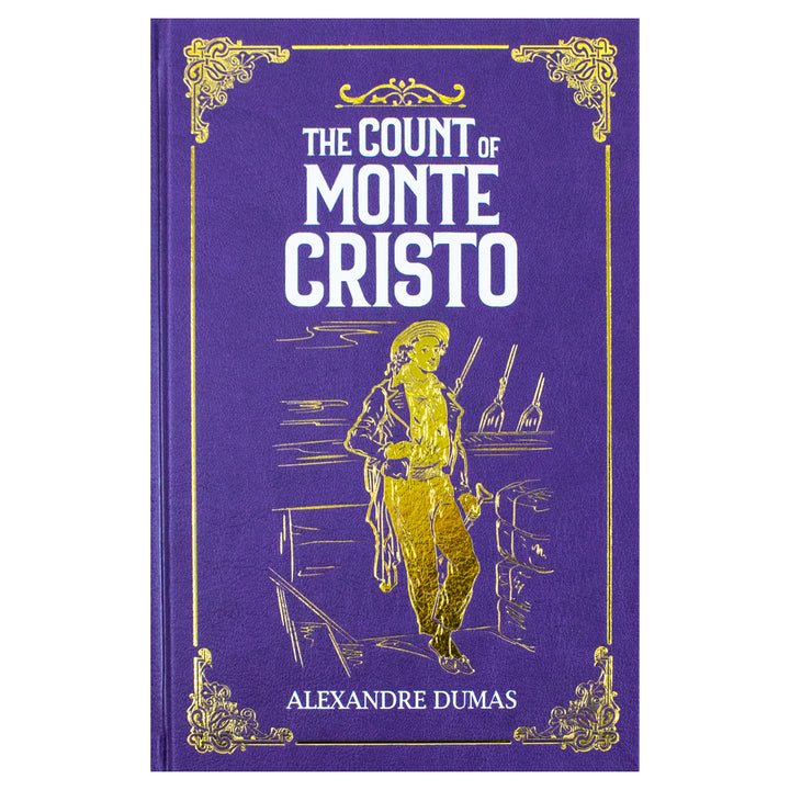 The Count of Monte Cristo by Alexandre Dumas - Leather Bound Edition for Ages 12+ - A Classic Must-Read Adventure