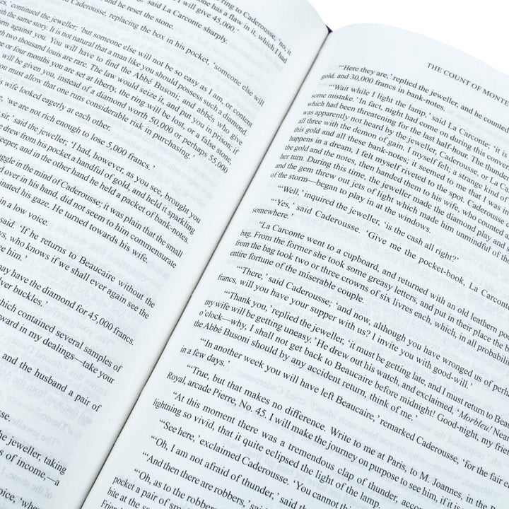 The Count of Monte Cristo by Alexandre Dumas - Leather Bound Edition for Ages 12+ - A Classic Must-Read Adventure