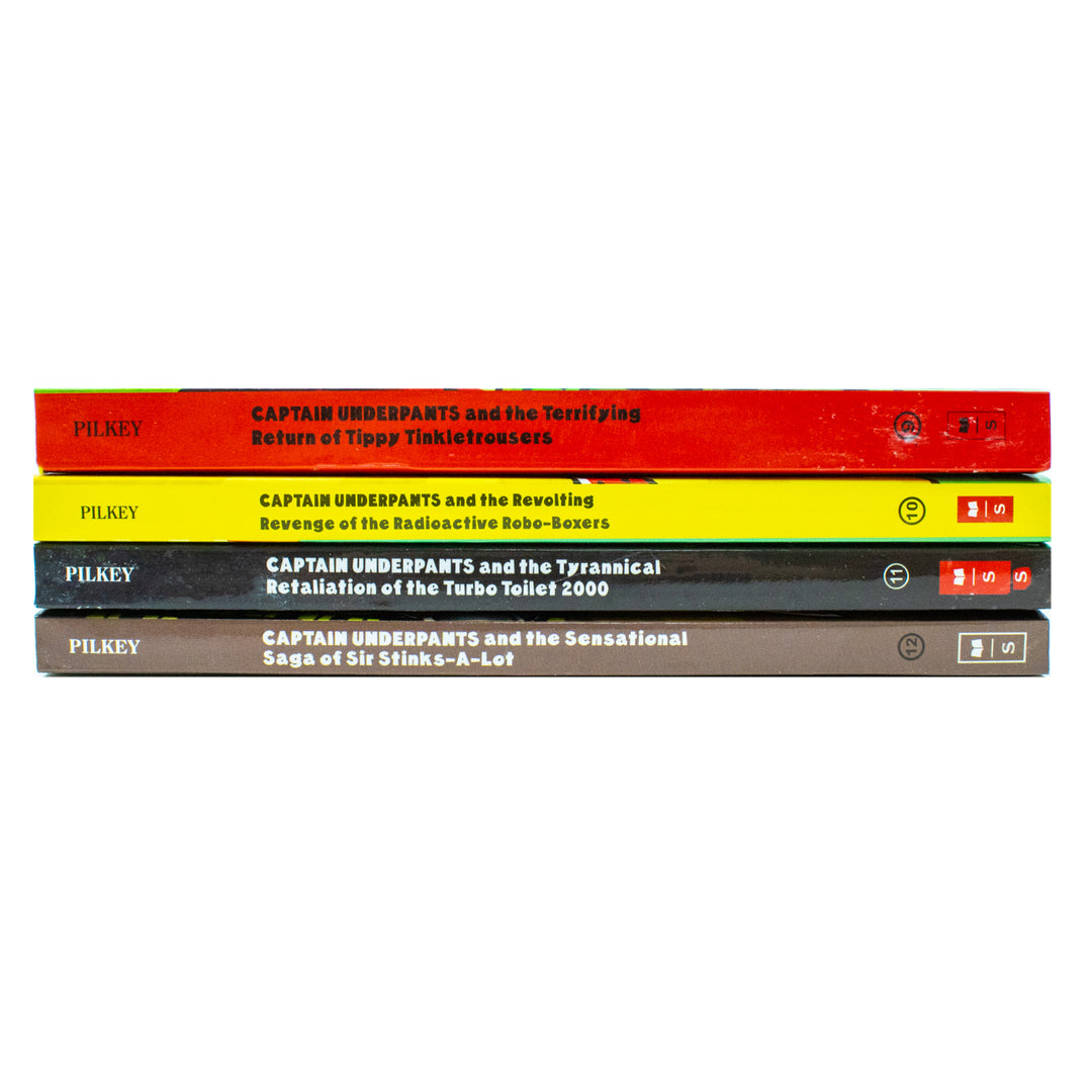 Captain Underpant 4 Book Set ( 9-12 )