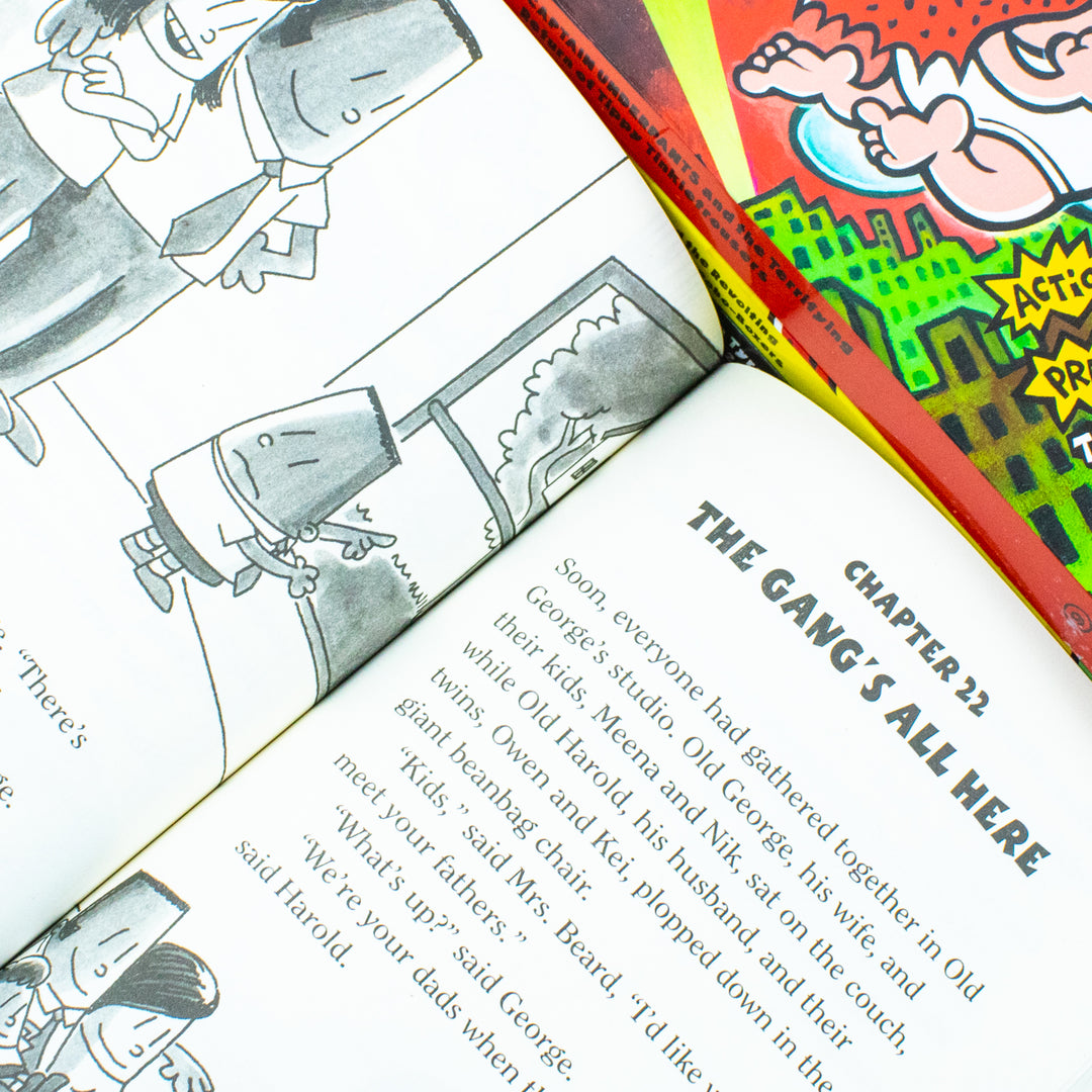 Captain Underpant 4 Book Set ( 9-12 )