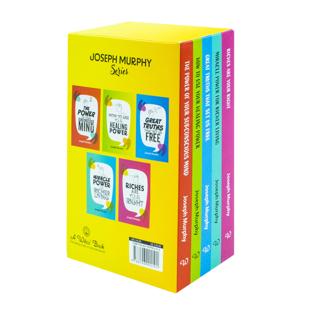 Joseph Murphy 5 Book Set | Self-Help Collection for Ages 12+ on Personal Development, Positive Thinking,Success,Mindfulness & Transformation