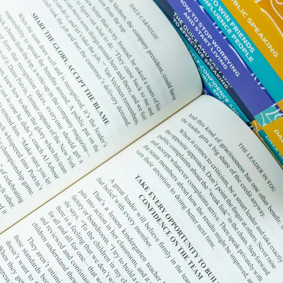 Dale Carnegie 7 Books Set in Paperback for Personal Development - Transform Your Life with Proven Self-Help Classics Today