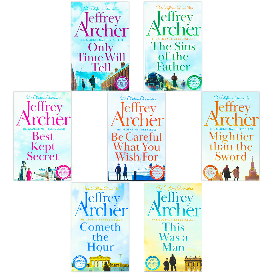 Jeffrey Archer Clifton Chronicles Series 7 Books Collection Set Cometh the Hour