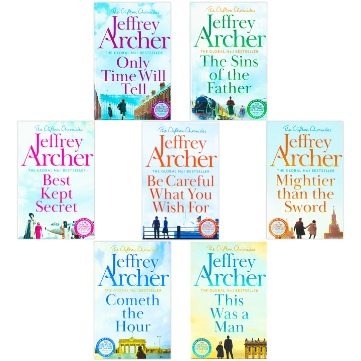 Jeffrey Archer Clifton Chronicles Series 7 Books Collection Set Cometh the Hour