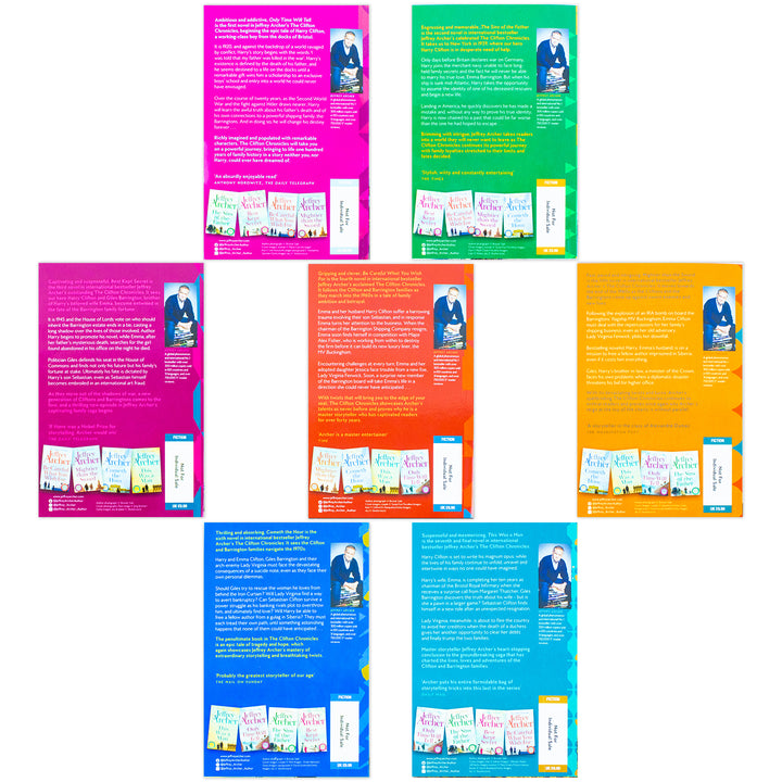 Jeffrey Archer Clifton Chronicles Series 7 Books Collection Set Cometh the Hour