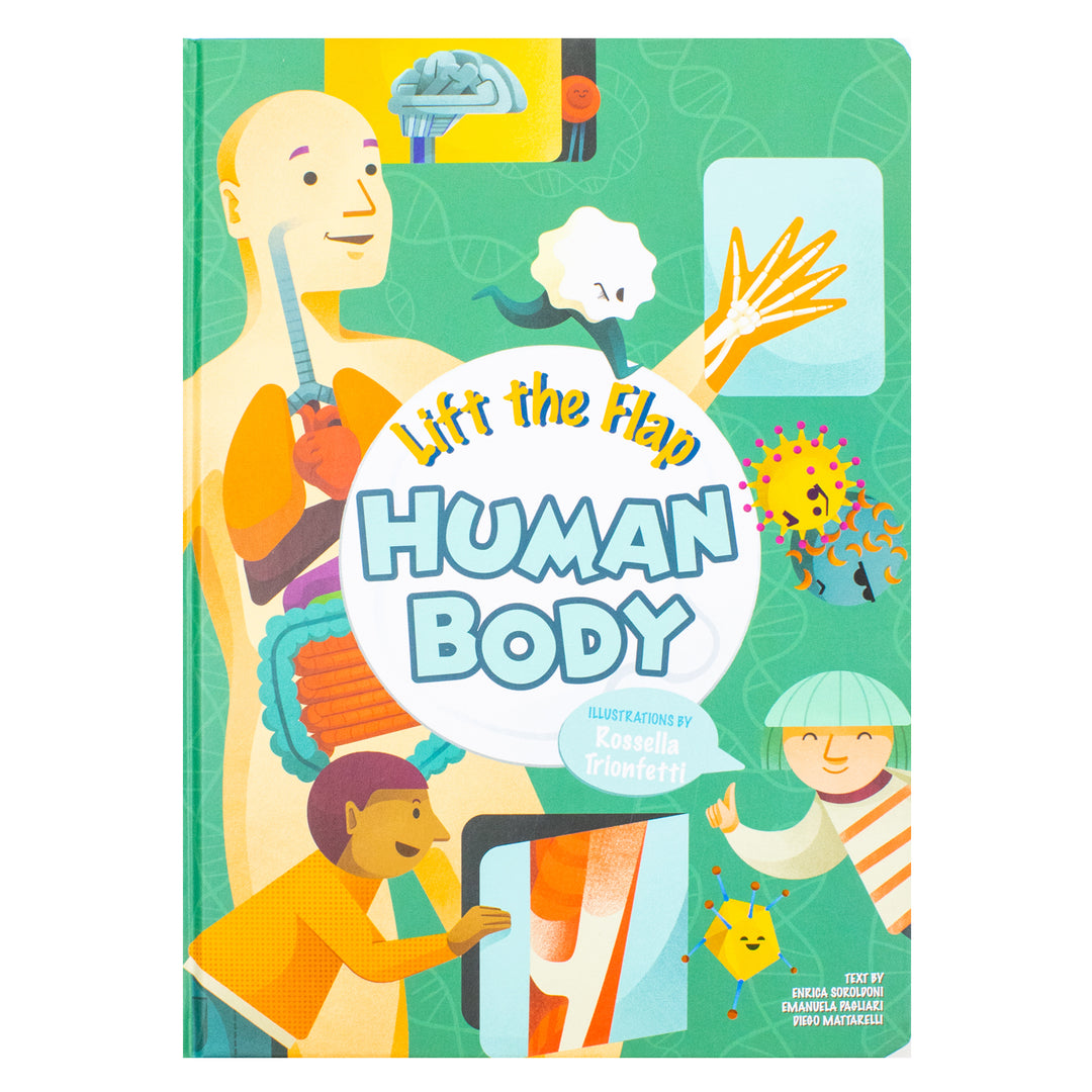 Lift the Flap: Human Body illustrations by Rossella Trionfetti | Hardback