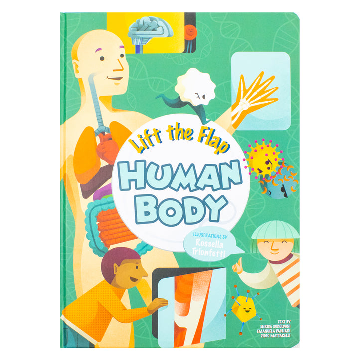 Lift the Flap: Human Body illustrations by Rossella Trionfetti | Hardback