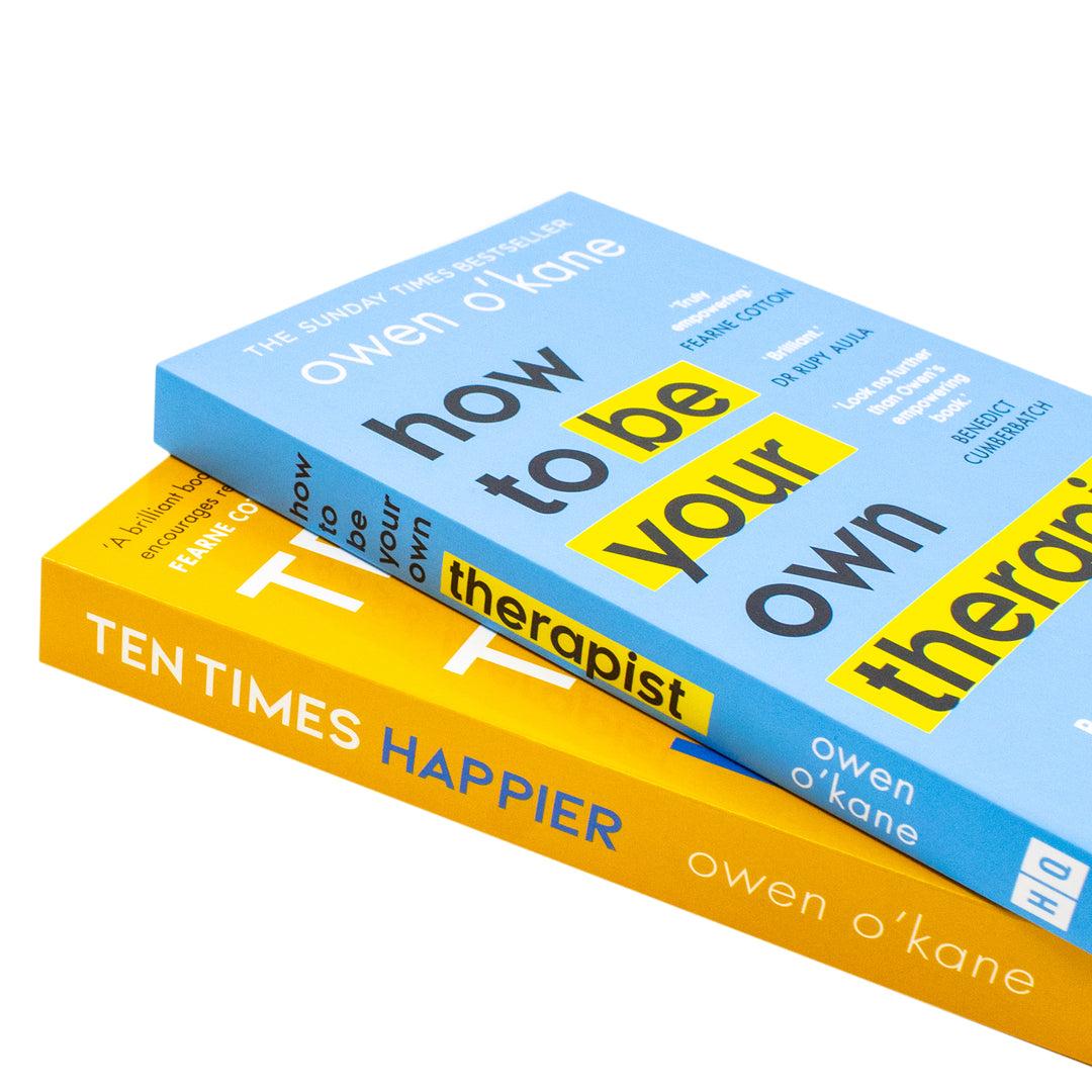 Owen O'Kane 2 Books Collection Set (How to Be Your Own Therapist and Ten Times Happier) | Paperback