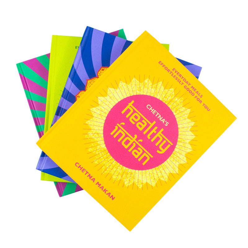 Chetna Makan 4 Books Collection Set (Chetna's Easy Baking, 30-minute Indian, Healthy Indian & Vegetarian)
