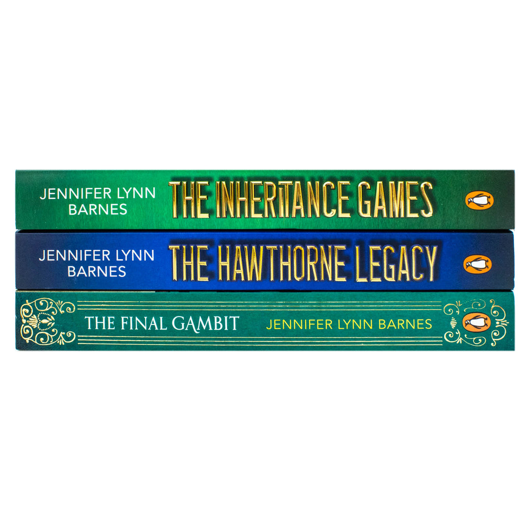 The Inheritance Games Series 3-Book Collection Set by Jennifer Lynn Barnes – Thrilling YA Mystery Adventure with Puzzles & Twists|Perfect for ages 12+