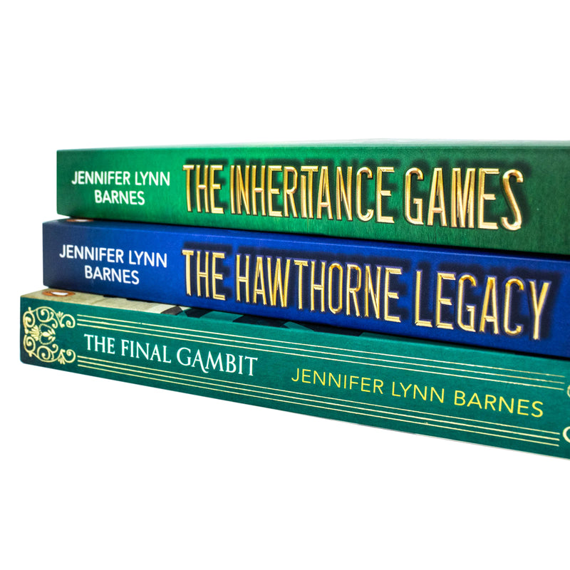 The Inheritance Games Series 3 Books Collection Set By Jennifer Lynn Barnes (The Inheritance Games, The Hawthorne Legacy & The Final Gambit)