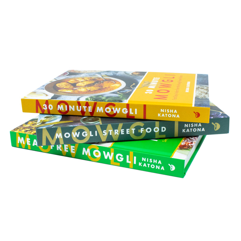 Nisha Katona Collection 3 Books Set (30 Minute Mowgli, Mowgli Street Food, Meat Free Mowgli)